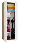VCM Mehrzweckschrank Holz Besenschrank Staubsauger Putzschrank Vandol K
