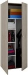 VCM Mehrzweckschrank Holz Besenschrank Staubsauger Putzschrank Vandol (1-St)