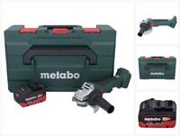 metabo Akku-Winkelschleifer W 18 L BL 9-125 18 V 125 mm Brushless + 1x Akku 5,5...