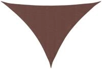 vidaXL Sonnensegel Sonnensegel Oxford-Gewebe Dreieckig 4x5x6,4 m Braun, (1-tlg)