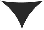 vidaXL Sonnensegel Sonnensegel Oxford-Gewebe Dreieckig 5x7x7 m Schwarz, (1-tlg)