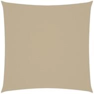 vidaXL Sonnensegel Sonnensegel Oxford-Gewebe Quadratisch 3x3 m Beige, (1-tlg)