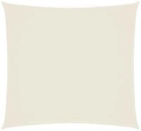vidaXL Sonnensegel Sonnensegel Oxford-Gewebe Quadratisch 3x3 m Creme, (1-tlg)