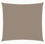 vidaXL Sonnensegel, Sonnenschirm Oxford-Gewebe Quadratisch 3x3 m Taupe