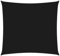 vidaXL Sonnensegel Sonnensegel Oxford-Gewebe Quadratisch 4x4 m Schwarz, (1-tlg)