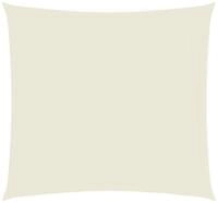 vidaXL Sonnensegel Sonnensegel Oxford-Gewebe Quadratisch 5x5 m Creme, (1-tlg)