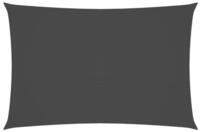 vidaXL Sonnensegel Sonnensegel Oxford-Gewebe Rechteckig 2x4 m Anthrazit, (1-tlg)
