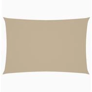 vidaXL Sonnensegel Sonnensegel Oxford-Gewebe Rechteckig 2x4 m Beige, (1-tlg)
