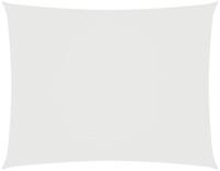 vidaXL Sonnensegel Sonnensegel Oxford-Gewebe Rechteckig 2,5x3,5 m Wei&szlig;, (1-tlg)