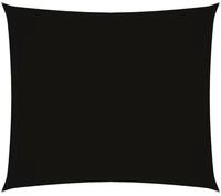 vidaXL Sonnensegel Sonnensegel Oxford-Gewebe Rechteckig 2,5x3 m Schwarz, (1-tlg)
