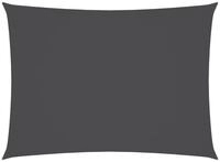 vidaXL Sonnensegel Sonnensegel Oxford-Gewebe Rechteckig 2,5x4 m Anthrazit, (1-tlg)