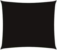 vidaXL Sonnensegel Sonnensegel Oxford-Gewebe Rechteckig 2x2,5 m Schwarz, (1-tlg)