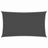 vidaXL Sonnensegel Sonnensegel Oxford-Gewebe Rechteckig 2x4,5 m Anthrazit, (1-tlg)