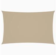vidaXL Sonnensegel Sonnensegel Oxford-Gewebe Rechteckig 2x4,5 m Beige, (1-tlg)