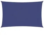 vidaXL Sonnensegel Sonnensegel Oxford-Gewebe Rechteckig 2x4,5 m Blau, (1-tlg)