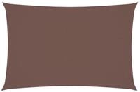 vidaXL Sonnensegel Sonnensegel Oxford-Gewebe Rechteckig 2x4 m Braun, (1-tlg)