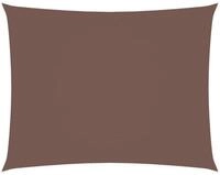 vidaXL Sonnensegel Sonnensegel Oxford-Gewebe Rechteckig 3x4,5 m Braun, (1-tlg)