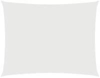 vidaXL Sonnensegel Sonnensegel Oxford-Gewebe Rechteckig 3x4,5 m Wei&szlig;, (1-tlg)