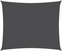 vidaXL Sonnensegel Sonnensegel Oxford-Gewebe Rechteckig 4x5 m Anthrazit, (1-tlg)