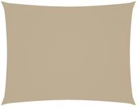 vidaXL Sonnensegel Sonnensegel Oxford-Gewebe Rechteckig 4x5 m Beige, (1-tlg)