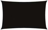 vidaXL Sonnensegel Sonnensegel Oxford-Gewebe Rechteckig 4x7 m Schwarz, (1-tlg)