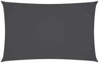 vidaXL Sonnensegel Sonnensegel Oxford-Gewebe Rechteckig 5x8 m Anthrazit, (1-tlg)