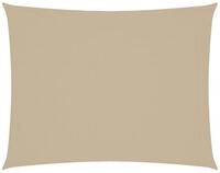 vidaXL Sonnensegel Sonnensegel Oxford-Gewebe Rechteckig 6x8 m Beige, (1-tlg)