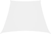 vidaXL Sonnensegel Sonnensegel Oxford-Gewebe Trapezf&ouml;rmig 2/4x3 m Wei&szlig;, (1-tlg)