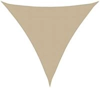 vidaXL Sonnensegel Sonnensegel Oxford-Gewebe Dreieckig 3x3x3 m Beige, (1-tlg)