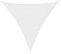 vidaXL Sonnensegel Sonnensegel Oxford-Gewebe Dreieckig 3x3x3 m Wei&szlig;, (1-tlg)