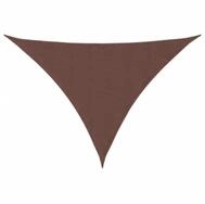 vidaXL Sonnensegel Sonnensegel Oxford-Gewebe Dreieckig 3x4x5 m Braun, (1-tlg)