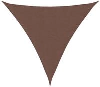 vidaXL Sonnensegel Sonnensegel Oxford-Gewebe Dreieckig 4,5x4,5x4,5 m Braun,...
