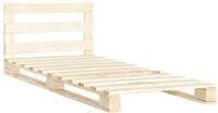 vidaXL Bett, Palettenbett Massivholz Kiefer 100&times;200 cm