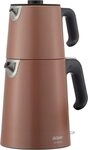 Arzum Teekocher AR3080 Teebecher Teemaschine, Edelstahl, Wasserkocher 1,8l
