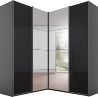rauch Schwebet&uuml;renschrank Kleiderschrank Garderobe Eckkleiderschrank QUADRA mit