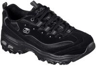 Sneaker SKECHERS "DLites - Biggest Fan", Damen, Gr. 35, grau (anthrazit), Leder,