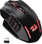 Redragon M913 Kabellos/Kabelgebunden, 16000 DPI, RGB & 2 Verbindungsmodi Gaming-Maus