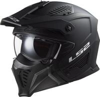 LS2 Motorradhelm OF606 Drifter Trial Helm, Atmungsaktiv, Ratschenverschluss, ECE