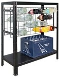 SCHULTE Regalwelt Weinregal f&uuml;r bis zu 32 Flaschen, 90x80x35 cm (HxBxT),...