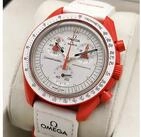 Swatch Chronograph Swatch x Omega Bioceramic Moonswatch Mission to Mars Mission to