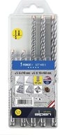 Alpen Spiralbohrer FORCE X SDS-plus Hammerbohrer-Set 4 Schneiden 0080500005100