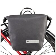 Merida Fahrradtasche Merida EXPERT City STRIPE Packtasche 10 L Schwarz - Wasserdicht