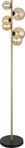 GLOBO LIGHTING Stehlampe RIHA, Leuchtmittel wechselbar, Warmwei&szlig;, Stehleuchte