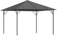 vidaXL Pavillon, Partyzelt mit Dach 3x3 m Anthrazit