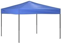 vidaXL Partyzelt, Pavillon Faltbar Blau 3x3 m
