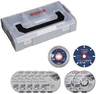 Bosch Professional Werkzeugkoffer L-Boxx Mini Trennscheibe Schruppscheibe Set 76 x 10