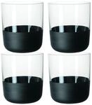 Villeroy & Boch Gl&auml;ser-Set Manufacture Rock Whiskybecher Set 4tlg.,...