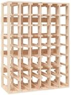 vidaXL Weinregal Weinregal 70x33x94 cm Massivholz Kiefer, 1-tlg.