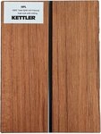 KETTLER Tischplatte HPL Tischplatte 180cm x 95cm x 1,3cm, Teak Optik mit Fr&auml;sung