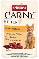 Animonda Carny Kitten Rind + Gefl&uuml;gel 85 g - 12 St&uuml;ck, Nassfutter f&uuml;r: Katze